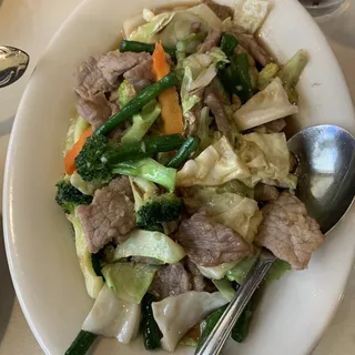 Stir- Fried Vegetables In Oyster Sauce