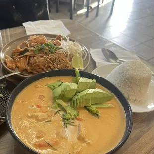 Salmon avocado Panay curry - one of my faves