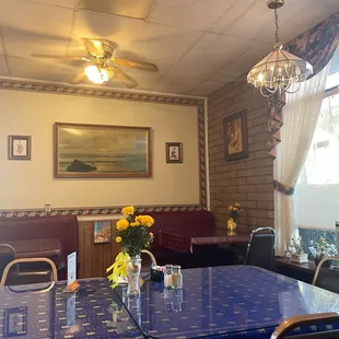 Cozy seating...always clean.