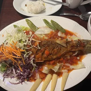 Prawns in Chili Sauce