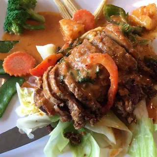 Prawns in Panang Sauce