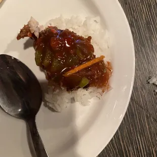 Plate of food
