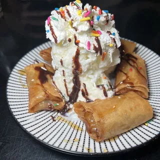 Fried Banana W/ Ice Cream