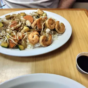 Shrimp stir fry