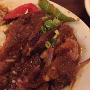 Half fried duck choice of sauce