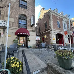Outside sitting area