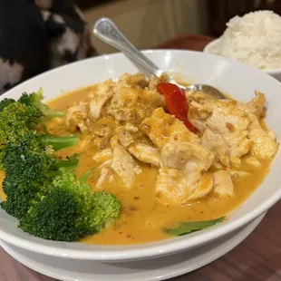 64. Panang Curry with chicken