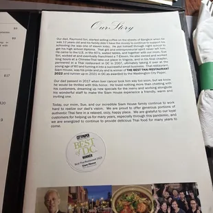 sushi and sashimi, menu