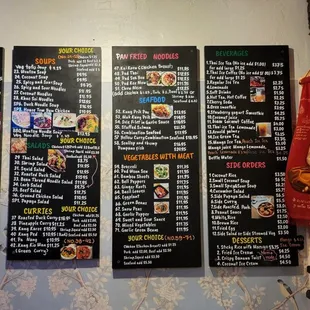 menu, sushi and sashimi