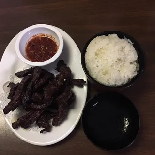 Fried Dried Beef