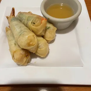 Shrimp egg rolls