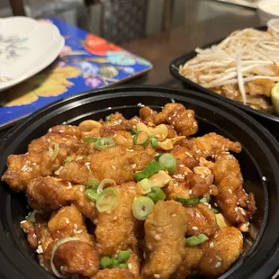 chicken wings and fried chicken, food