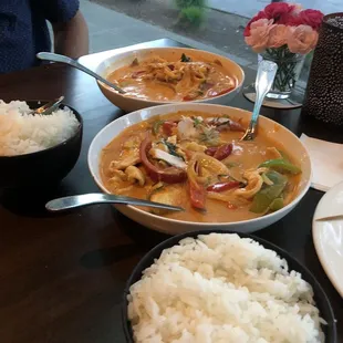 Red Curry and Panang Curry