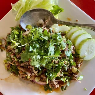 Beef larb - Thai hot - score 97%