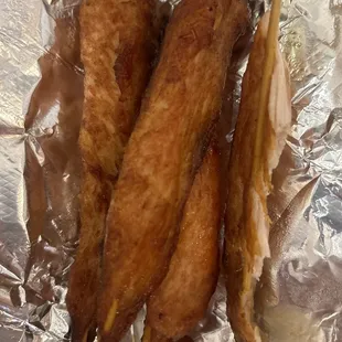 Chicken satay was ridiculously overcooked. Inedible.