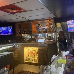 8.18.22 Bar area. Open for lunch from this past week because of the football season!