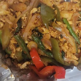 Drunken noodles
