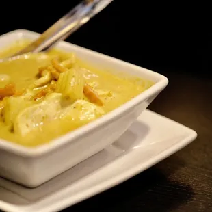 a bowl of soup