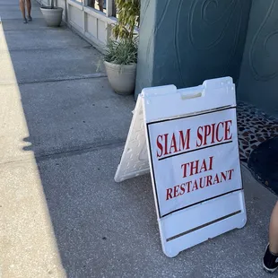 sign outside of restaurant