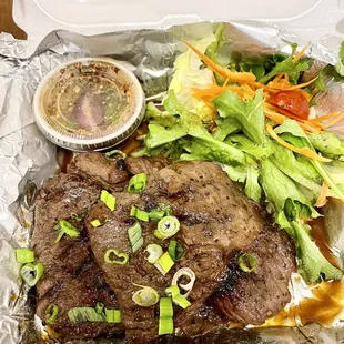 Siam Steak - $18 (to go) - sooooo good! Piping hot, nicely marinated and grilled, JUICY DELICIOUS!!!
