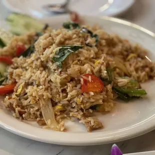 Chicken Basil fried rice