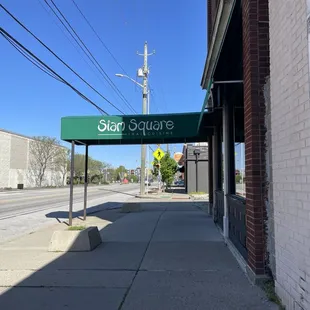 Canopy entrance
