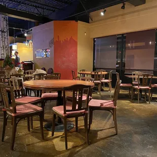 Dining room empty right now