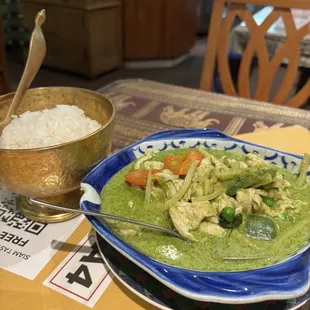 Green Curry with Chicken