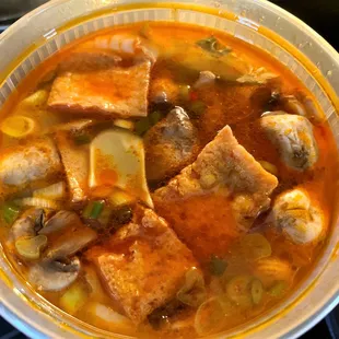 Tom Yum Soup with Tofu
