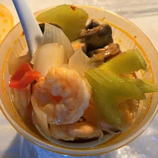 Tom Yum Soup with Shrimp