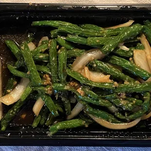 Garlic Oyster Green Beans