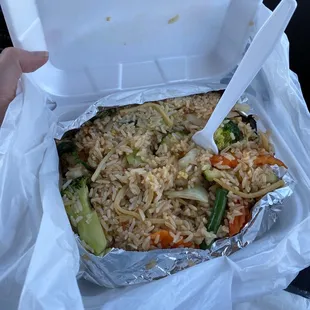 Basil Fried Rice cooked to perfection! They&apos;ve still got it!