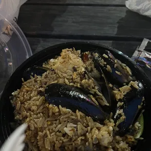 Seafood fried rice