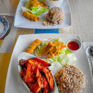 7. Thai BBQ Chicken lunch special