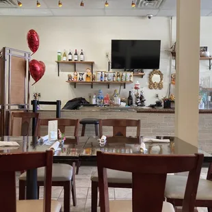 Interior dining space