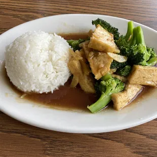 Broccoli with tofu