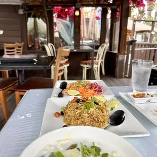 Tom Ka Bowl , Shrimp Fried Rice &amp; Pad Thai!