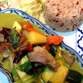 Green Curry Duck Lunch