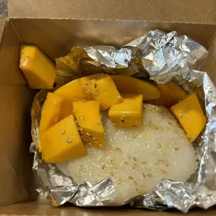 Sweet mango dessert