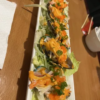 8. Dynamite Mussels