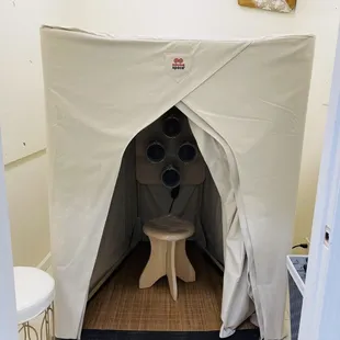 Infrared Sauna - Light therapy helps reduce inflammation and stimulates blood flow, increases muscle relaxation, and helps energy production