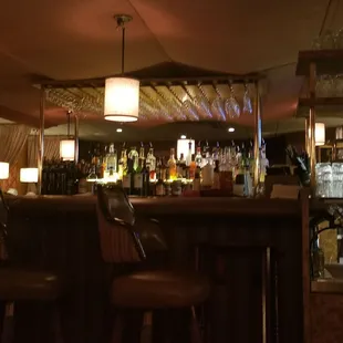 Well stocked bar!