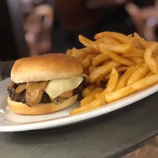 Mushroom Swiss Burger