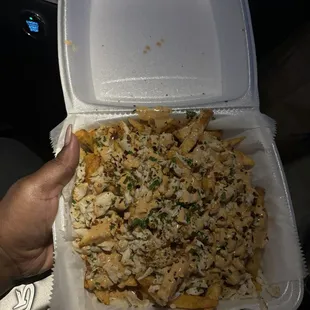 Spicy Crab Fries