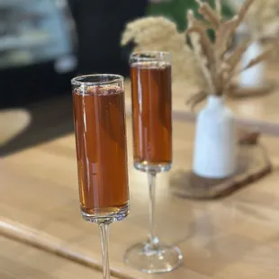 Peach  mimosas