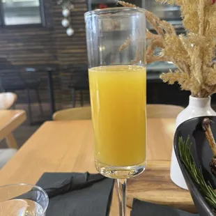 Mimosas on deck