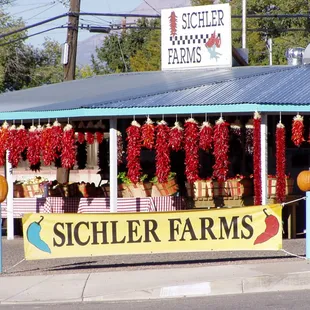 the entrance to the store