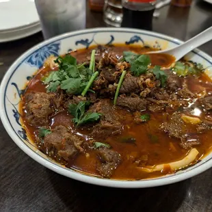 Beef noodle soup