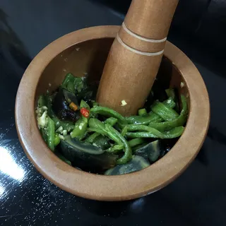 Mashed Pepper with Century Eggs