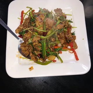 Stir-Fried Cuming Lamb